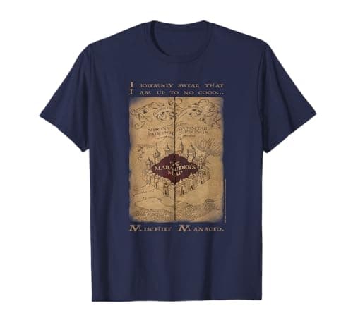 Image of Harry Potter Marauder's Map Words T-Shirt