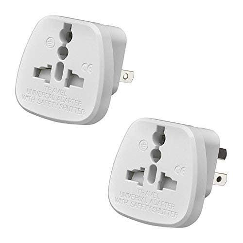 Image of Gadgets Hut UK - 2 x UK to Australia Travel Adapter, Plug for visitors from UK to Australia, China and New Zealand (Pack of 2)