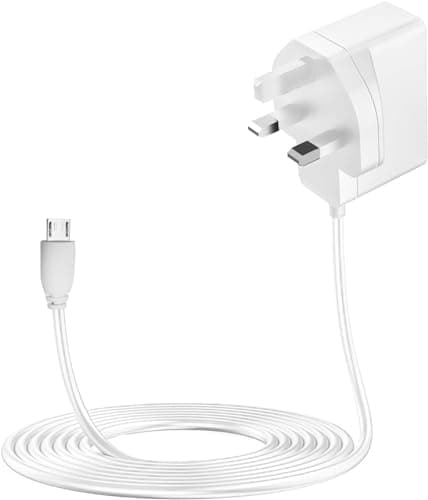 Image of 5V Replacement Charger Compatible With BT 6000 Video Baby Monitor Power Cord to Monitor 6000 Wall Mounted Power Plug of Power Adapter