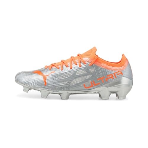 Image of PUMA Ultra 1.4 FG/AG Lace-Up Silver Synthetic Mens Football Boots 106694 01