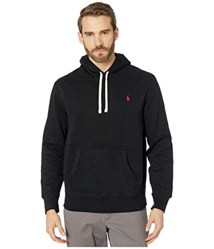 Image of POLO RALPH LAUREN Men's Long Sleeve Fleece Knit, Black, L