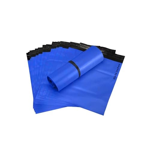 Image of G4GOODS® 1000 Metallic BlueMailer Bags 10'' x 14'' / 254 x 354mm - Postage Bag A4 Letter Self Seal Packaging Bag Large Letter Mailer Best For Couier Bags