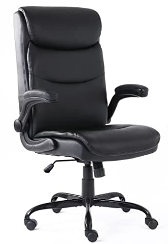 Image of Requena Executive Office Chair with Flip-up Armrest, Ergonomic & Durable, Height Adjustable, X5188