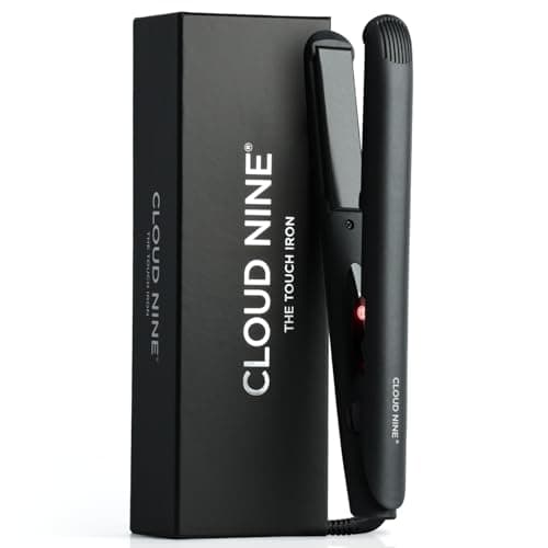 Image of CLOUD NINE The Touch Iron Hair Straightener | Variable Temperature Control Quick Heat Touch Technology Sericite Infused Plates Spring Flex Styling | Perfect for Smooth Sleek Results