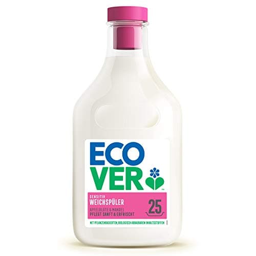 Image of Ecover Fabric Softener Apple Blossom & Almond 25 Washes 750 ML-3 Pack