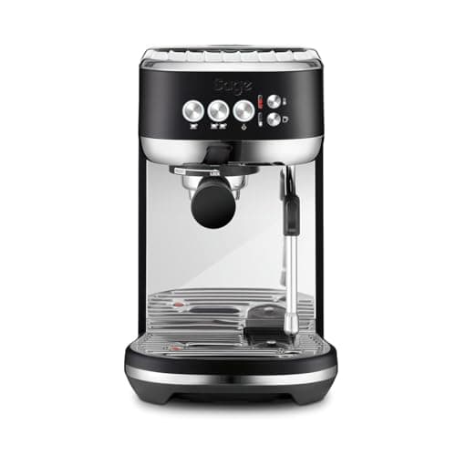 Image of Sage - The Bambino Plus - Compact Coffee Machine with Automatic Milk Frother - 1.9L, 15 bar, 1600 W - Single or Double Shot Espresso Maker, Cappuccino, Latte, Black Truffle