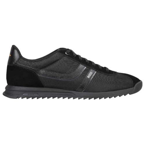 Image of BOSS Zayn_Lowp_nymi 10278199 01 Men's Low Profile Trainers, Black, 11 UK
