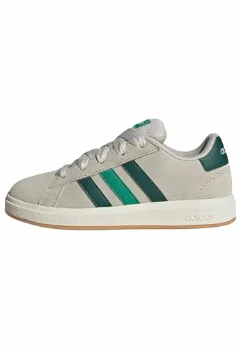 Image of adidas Unisex Kids Grand Court 00s Shoes Kids, Wonder Alumina/Collegiate Green/Court Green, 2 UK