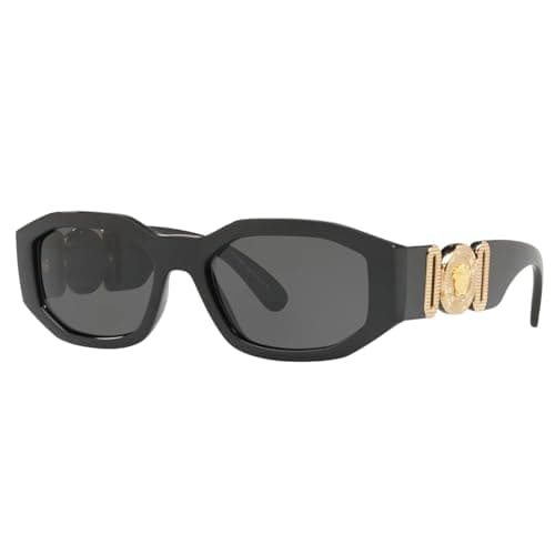 Image of Versace 0VE4361 GB1/87 53 (VER11) Men's Black Sunglasses