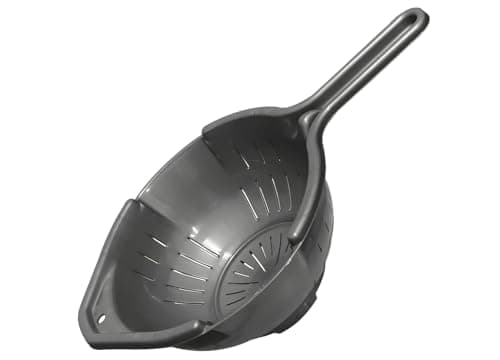 Image of VR7 Plastic Colander with Handle (Silver, Pack of 1)