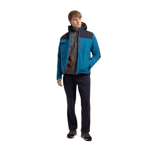 Image of Trespass Men's Padded Jacket Eastwell - Padded, Grown On Hood, 2 Chest Pockets, 2 Lower Zip Pockets, Adjustable Cuffs, Hem Drawcord, Chin Guard, Inner Pocket