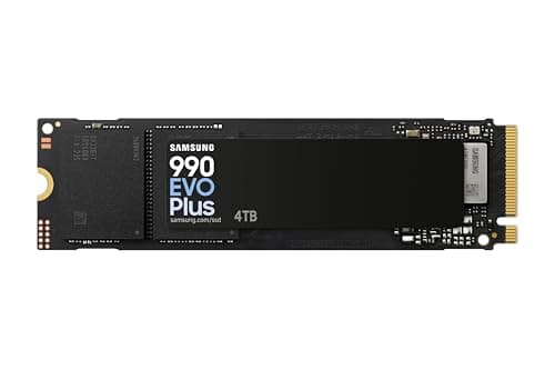 Image of Samsung 990 EVO Plus, 4TB, PCIe 4.0 x4 / 5.0 x2, NVMe2.0 (up to 7250 MB/s), NVMe M.2 (2280), Internal Solid State Drive (SSD), MZ-V9S4T0BW