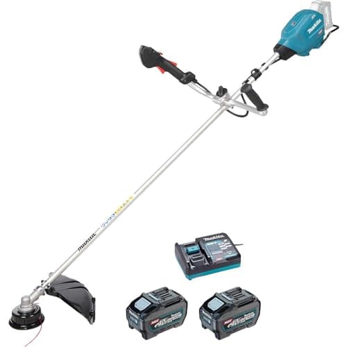 Image of Makita UR013G 40v Max XGT Cordless Brushless Brush Cutter 450mm 2 x 5ah Li-ion