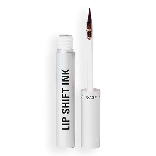 Image of Revolution Lip Shift Ink Peel Off Lip Liner Stain, Long-Lasting, Matte Finish, Vegan & Cruelty-Free, Nude Talk, 1.8ml