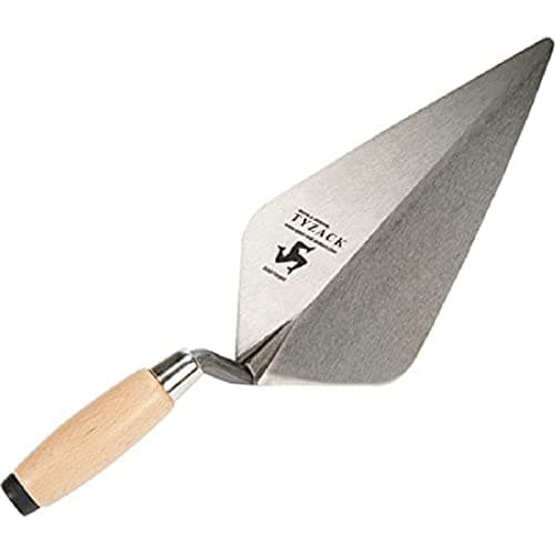 Image of Spear & Jackson 10111N Tyzack 11" Broad Heel Wooden Handle Brick Trowel