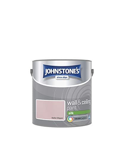 Image of Johnstone's - Wall & Ceiling Paint - Ballet Slipper - Silk Finish - Emulsion Paint - Fantastic Coverage - Easy to Apply - Dry in 1-2 Hours - 12m2 Coverage per Litre - 2.5L