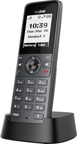 Image of Yealink W71H DECT IP Handset for use with W70B, W71P & W75 mini multi-cell system