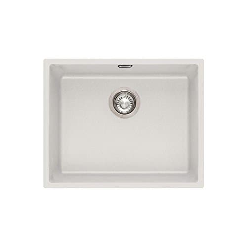 Image of Franke Sirius SID110-50PW 1.0 Bowl Tectonite Undermount White Kitchen Sink