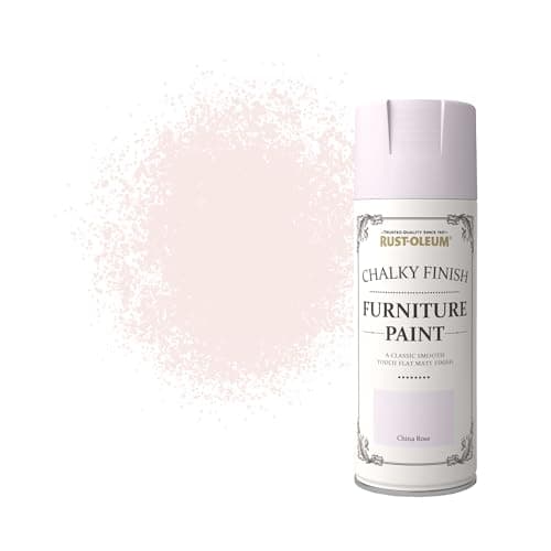 Image of Rust-Oleum 400ml Chalky Finish Furniture Spray Paint Aerosol - China Rose