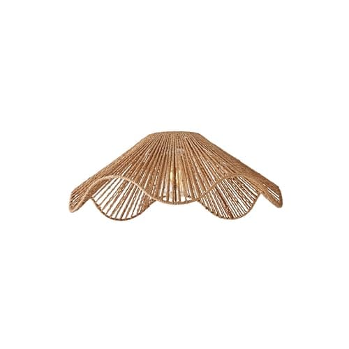 Image of ValueLights | Farai Natural Woven Rope Wavy Easy Fit Ceiling Pendant Lamp Shade | Ceiling Lights, Home Décor & Improvement Essential
