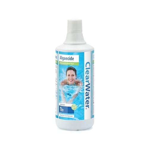 Image of Clearwater Algaecide Algae Remover for Swimming Pool and Spa Hot Tub Water Treatment, Highly Effective Formula, 1 Litre