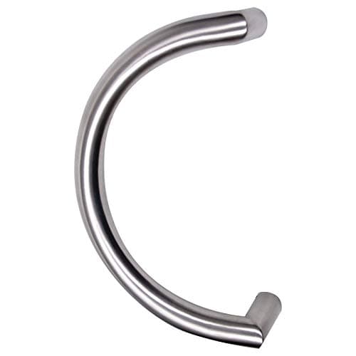 Image of Semi Circle Pull Handle Bolt Through 32 x 300mm - Satin Stainless Steel