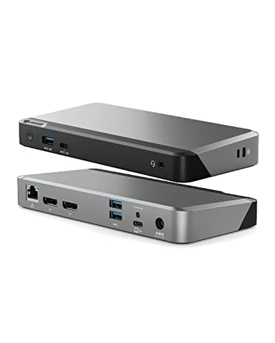 Image of ALOGIC (8 in 1) MX2 USB-C Dual Display 4K@60Hz DisplayPort Alt. Mode Docking Station – With 65W Power Delivery