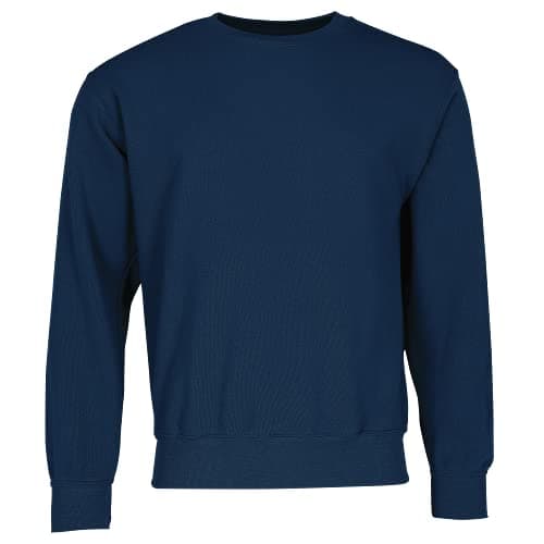 Image of Fruit of the Loom Men's Classic Set-in Sweat Sweatshirt, deep navy, 4XL