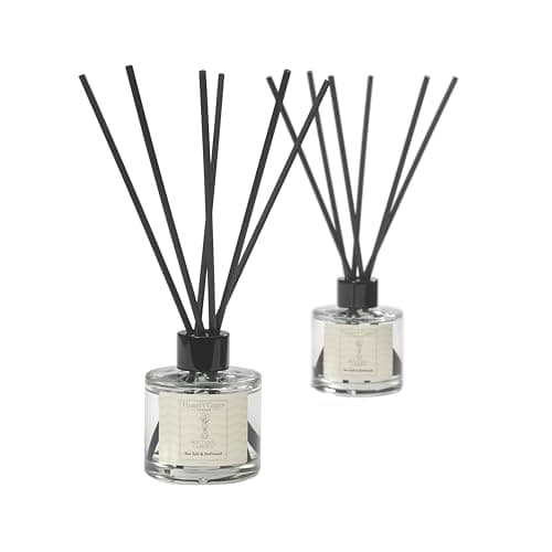 Image of Hassett Green London Boutique Classics Sea Salt & Driftwood - Reed Diffuser Duo Set - 2 x 125ml - Reduced Packaging