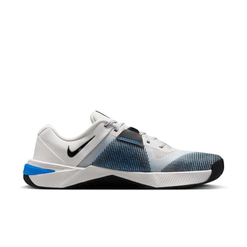 Image of Nike Men's Metcon 10 Workout Shoes, Vast Grey/Black/Blue Hero, 9