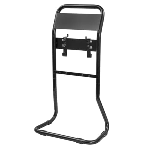 Image of Firechief Flat Pack Fire Extinguisher Stand, Double, Black - Versatile Stand for Water, Powder, Foam, or CO2 Fire Extinguisher - for Offices, Premises, and Workplaces