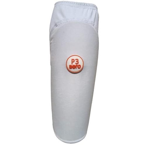 Image of Aero P3 Junior Cricket Forearm Protector, White, Junior XS