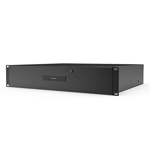 Image of AC Infinity Rack Mount Drawer 2U with Aluminum Faceplate, with Lock and Key, for 48cm Equipment Server AV DJ Cabinets Racks, 19-Inch