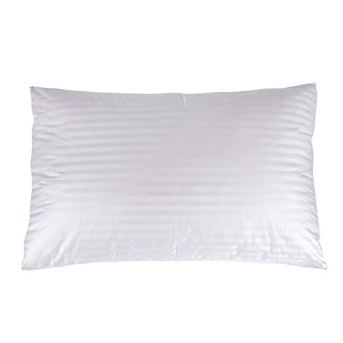 Image of HOMESCAPES Air Flow Hypoallergenic Super Microfibre Pillow Extra Fill for Side Sleepers 100% Cotton Casing, 48 x 74 cm (19″ x 29″) UK Standard Size