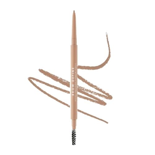 Image of MUA Makeup Academy Brow Define, Fair Micro Eyebrow Pencil with Spoolie Brush, For Light Hair (Pack of 1) - Vegan & Cruelty Free