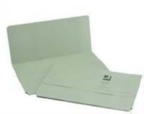 Image of Q-Connect Document Wallet Foolscap Green (Pack of 50) KF23012, Standard