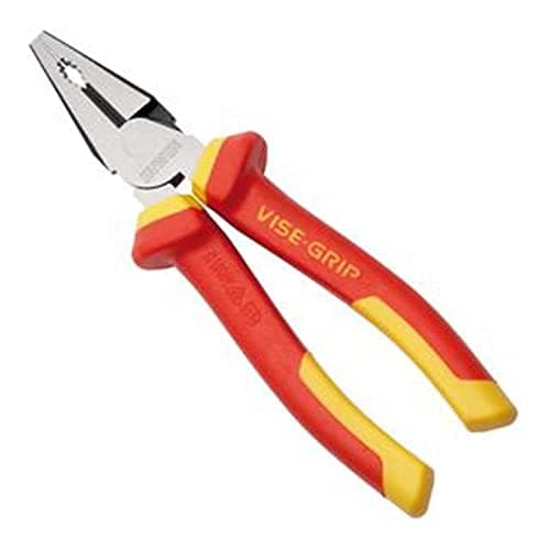 Image of IRWIN Tools Vise-Grip Pliers, High-Leverage Combination, 1000-Volt Insulated, 8-inch (10505874NA)