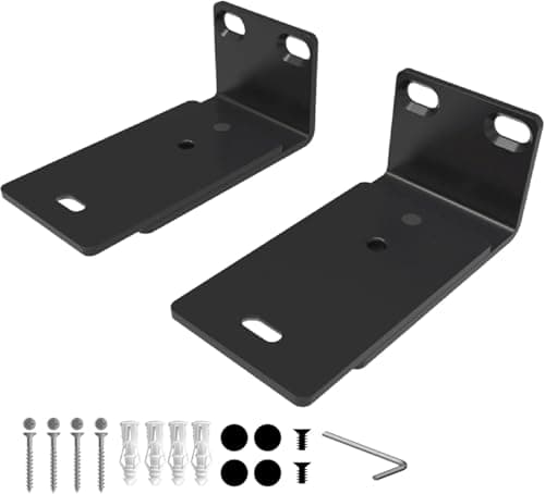 Image of Sound Bass Soundbar Smart 300 500 550 600 700 900 Lifestyle Ultra Wall Mount for Bose 300/500/550/600/700/900 Lifestyle Ultra, Smart Sound Bar, TV Speaker, Adjustable Mounting Under TV Bracket, Black