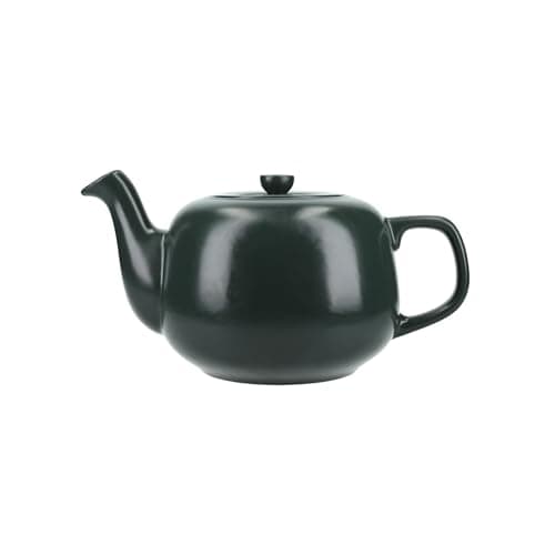 Image of La Cafetière Ceramic Teapot, Green, 1.2 litres, Labelled