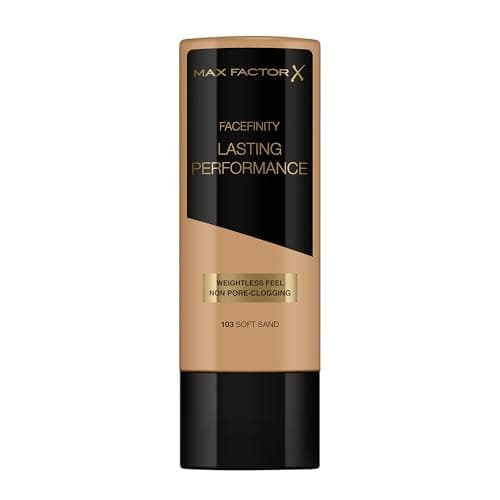 Image of Max Factor Lasting Performance Liquid Foundation, Soft Sand, Full Coverage, Flawless and Radiant Finish, Lightweight Formula, Smudge Resistant, Non Pore-Clogging, Fragrance Free, 35ml