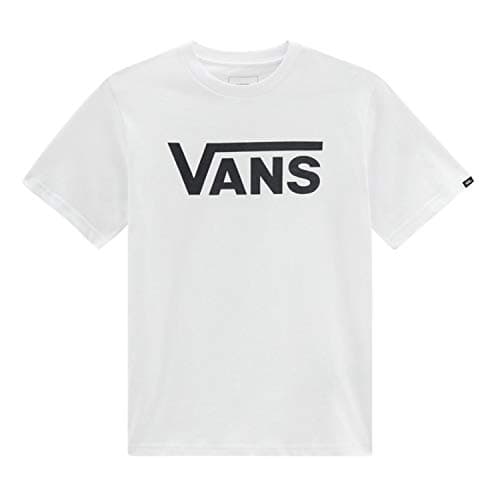 Image of Vans Boy's Classic Short Sleeve T-Shirt, White (White/Black), Small
