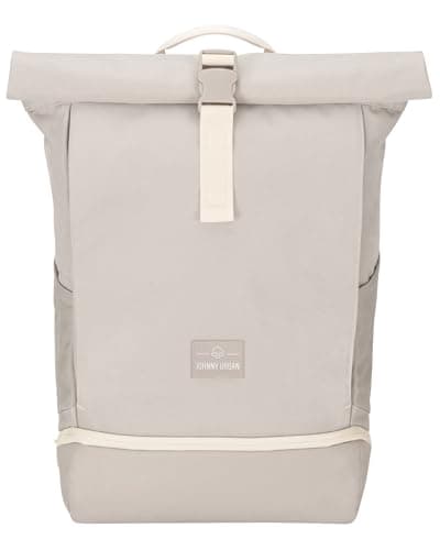 Image of Johnny Urban Roll Top Backpack Women & Men Grey - Allen Large - Rucksack for School, University, Work - Laptop Compartment 16 Inch - Water-Repellent