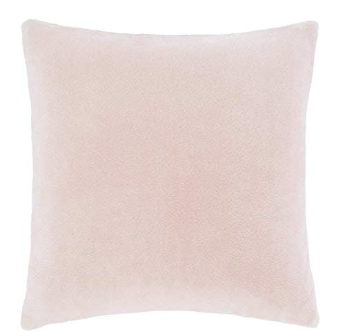 Image of Catherine Lansfield Extra Large Raschel Velvet 55x55cm Filled Cushion Silver Grey