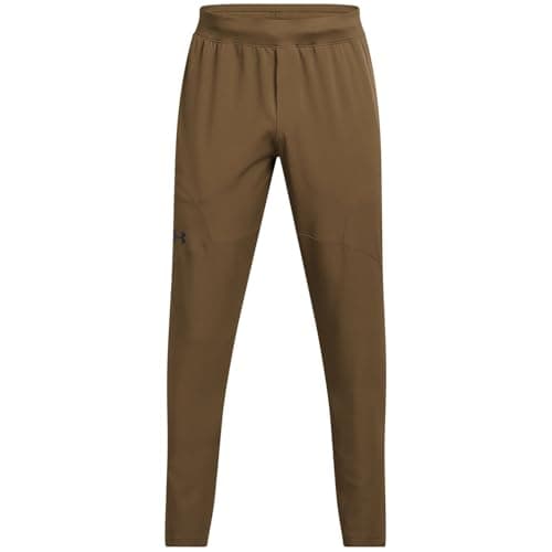 Image of Under Armour Mens Unstoppable Tapered Jogging Bottoms Brown S