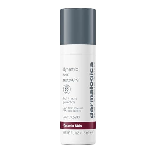 Image of Dermalogica Dynamic Skin Recovery SPF50 Moisturiser - Hydrates & Combats Skin Ageing, Rich In Antioxidant & White Tea, Protects from UVA & UVB Rays, Blends Seamlessly for a Flawless Finish, 15ml