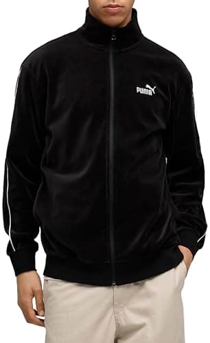 Image of PUMA ESS ELEVATED Velour Track Jacket