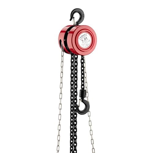 Image of Chain Block with 1000kg Loading Capacity and 3 m Chain Length, Hoist for Forestry, Garages, etc.