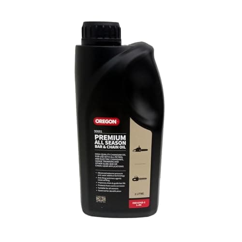 Image of Oregon Chainsaw Chain and Guide Bar Oil, Suitable for Gas and Electric Chainsaws and Other Equipment with Chain-Gears and Slide-Bars of Any Brand, Anti-Fling Technology and High-Film Strength, 1L