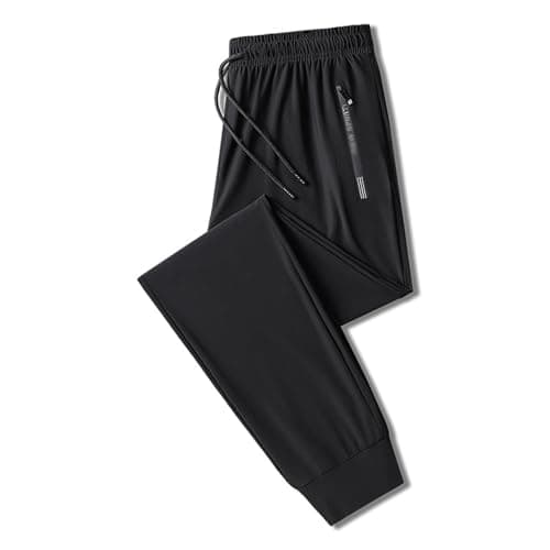 Image of ZGSYH Stretch Active Pants,2024 Unisex Ultra Stretch Quick Drying Pants with Zip Pockets,Fast Dry Stretch Pants Light and Thin,Wrinkle-Resistant,Breathable (Color : Black1, Size : XXX-Large)