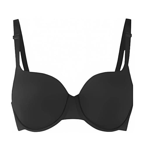Image of New Ladies Women's Beauform T-Shirt Full Cup Coverage Bra Size 32A-40E (D, Black, 40)